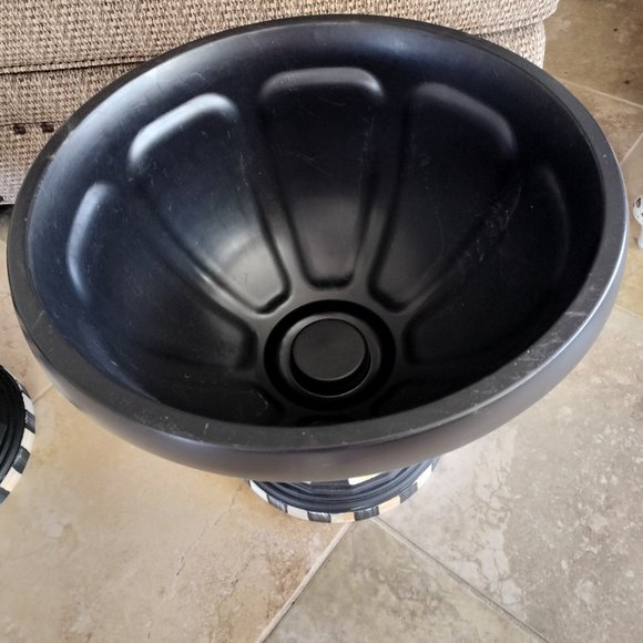 Pair of 15x18 acrylic urn planters hand-painted by me I have many available - Picture 2 of 4